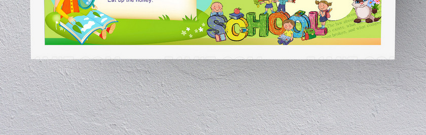 卡通清新小学生英语小报 卡通清新小学生英语小报
