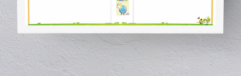 简约创意白色环保手抄报 简约创意白色环保手抄报