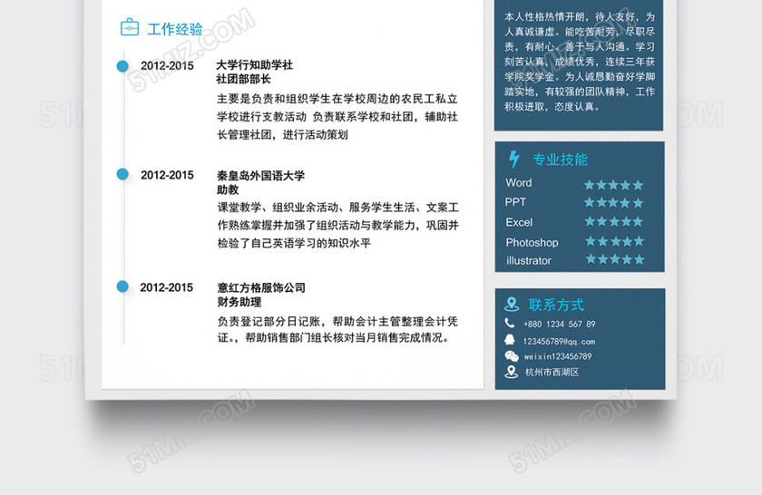 创意商务风网页设计师UI设计师个人简历模板 创意商务风网页设计师UI设计师个人简历模板