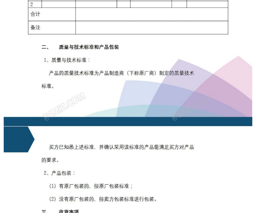购销合同
购销合同