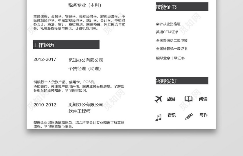 欧式复古花卉金融分析师求职简历模板 欧式复古花卉金融分析师求职简历模板