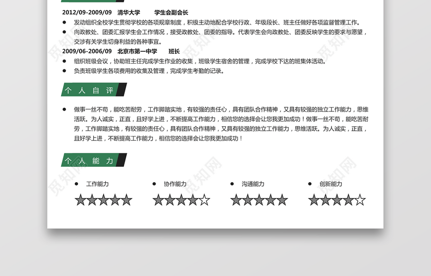 外贸贸易个人求职简历26 外贸贸易个人求职简历26