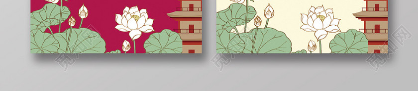 红色中秋节情深意浓邀请函贺卡 红色中秋节情深意浓邀请函贺卡