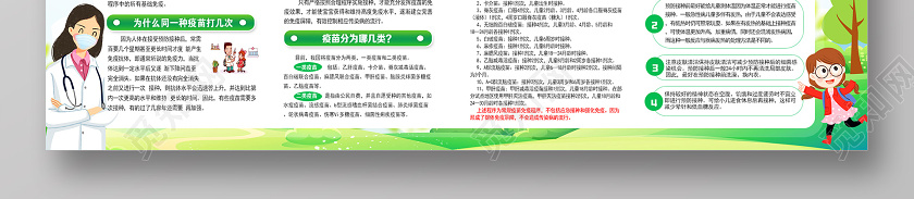第34届全国儿童预防接种宣传日宣传活动展板信任预防接种宣传栏