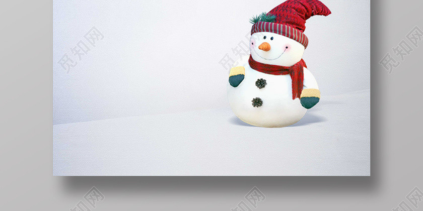 白色简约小雪二十四节气海报 白色简约小雪二十四节气海报