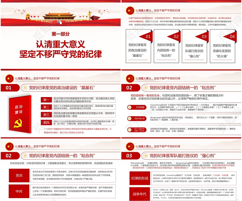 守紀律強黨性努力爭做新時代好黨員干部ppt 守紀律強黨性努力爭做新時代好黨員干部ppt