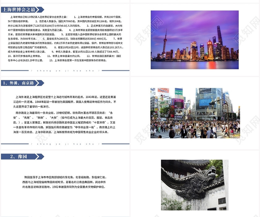 蓝色商务风上海旅游上海旅游PPT模板上海旅游ppt 蓝色商务风上海旅游上海旅游PPT模板上海旅游ppt