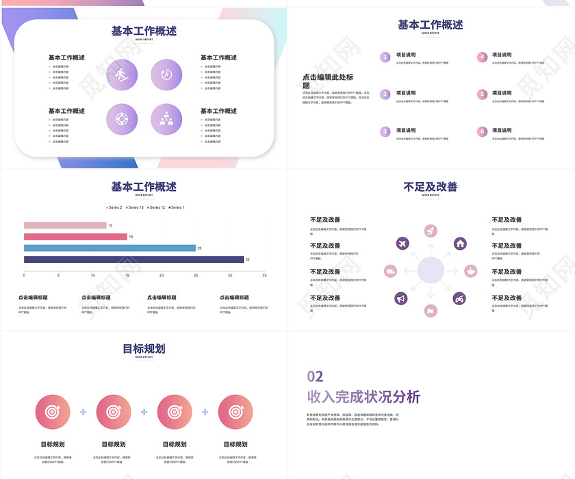 紫色财务年度预算经营分析报告商务PPT 紫色财务年度预算经营分析报告商务PPT